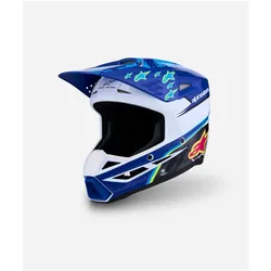 Alpinestars, Motorradhelm, Helmet S-M3 Falcon Youth Helmet Ece06 (S, 48 - 49 cm)