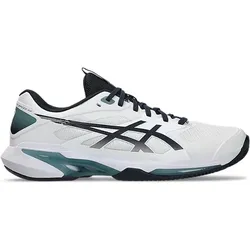 ASICS, Herren, Tennisschuhe, Solution Speed Ff 4 Clay Weiss/Mitternacht Herren (45), Weiss, Blau