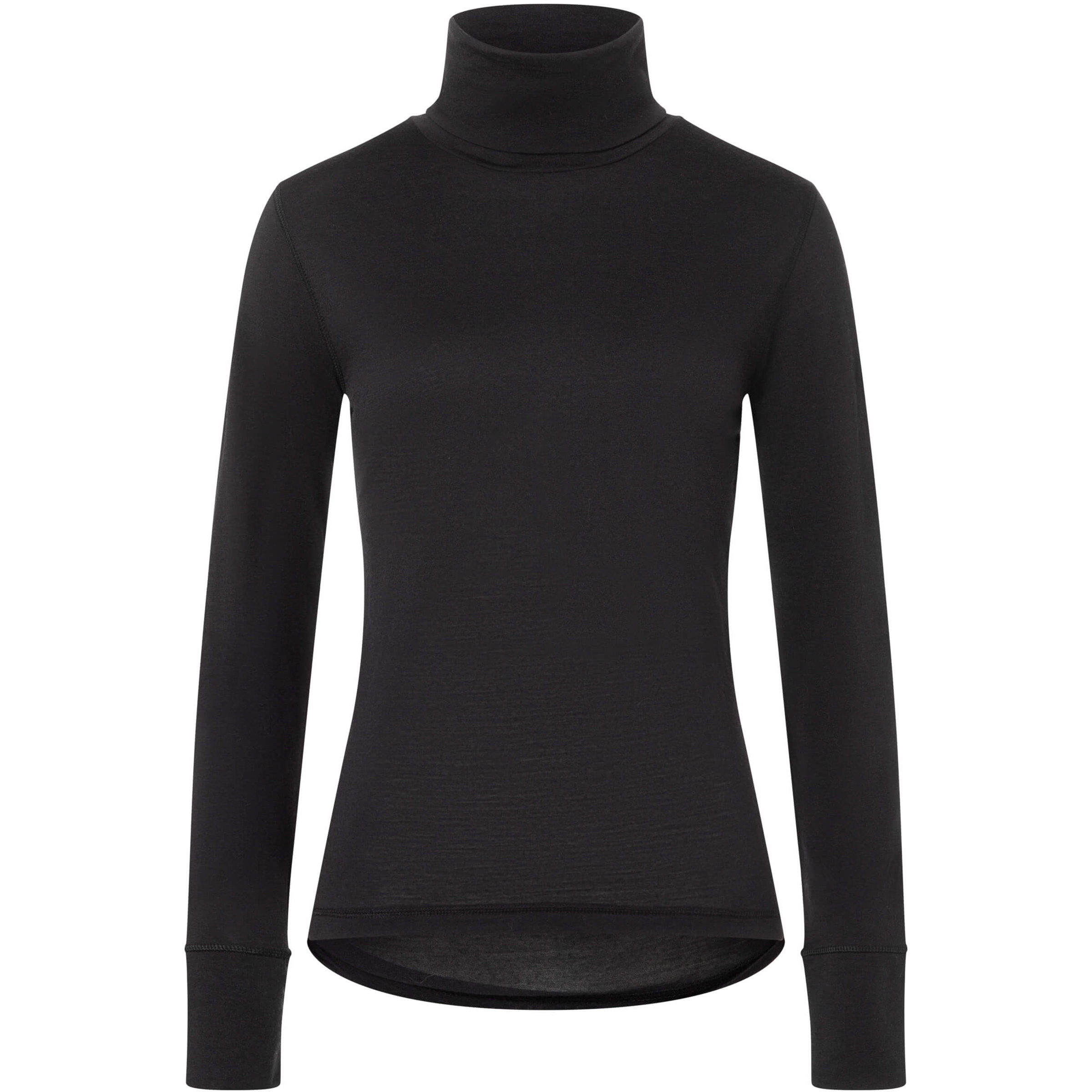 Super.Natural Skiing Roll Neck Damen Longsleeves Merino schwarz Größe S Lifestyle | Skifahren Hautfreundlich Merinowolle