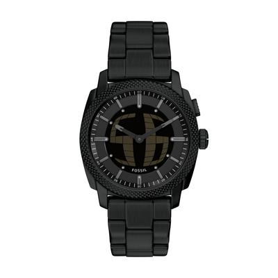 Quarzuhr FOSSIL "Machine - Big Tic", schwarz, Armbanduhren, Herren, Quarzuhr, Armbanduhr, Herrenuhr, Edelstahlarmband, analog, digital