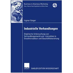 Industrielle Verhandlungen, Fachbücher von Ingmar Geiger