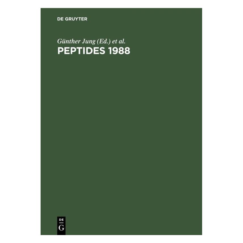 De Gruyter Peptides 1988 (Englisch, Hardcover, Ernst Bayer, Günther Jung) (67761095)