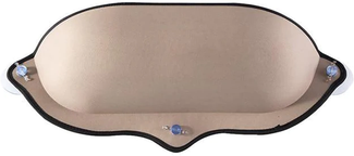 PetsAreLife Suction Cup Pet Sleeping Bag Khaki