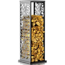 Westmann Kaminholzregal Luma Flow Anthrazit   37,5x37,5x112cm