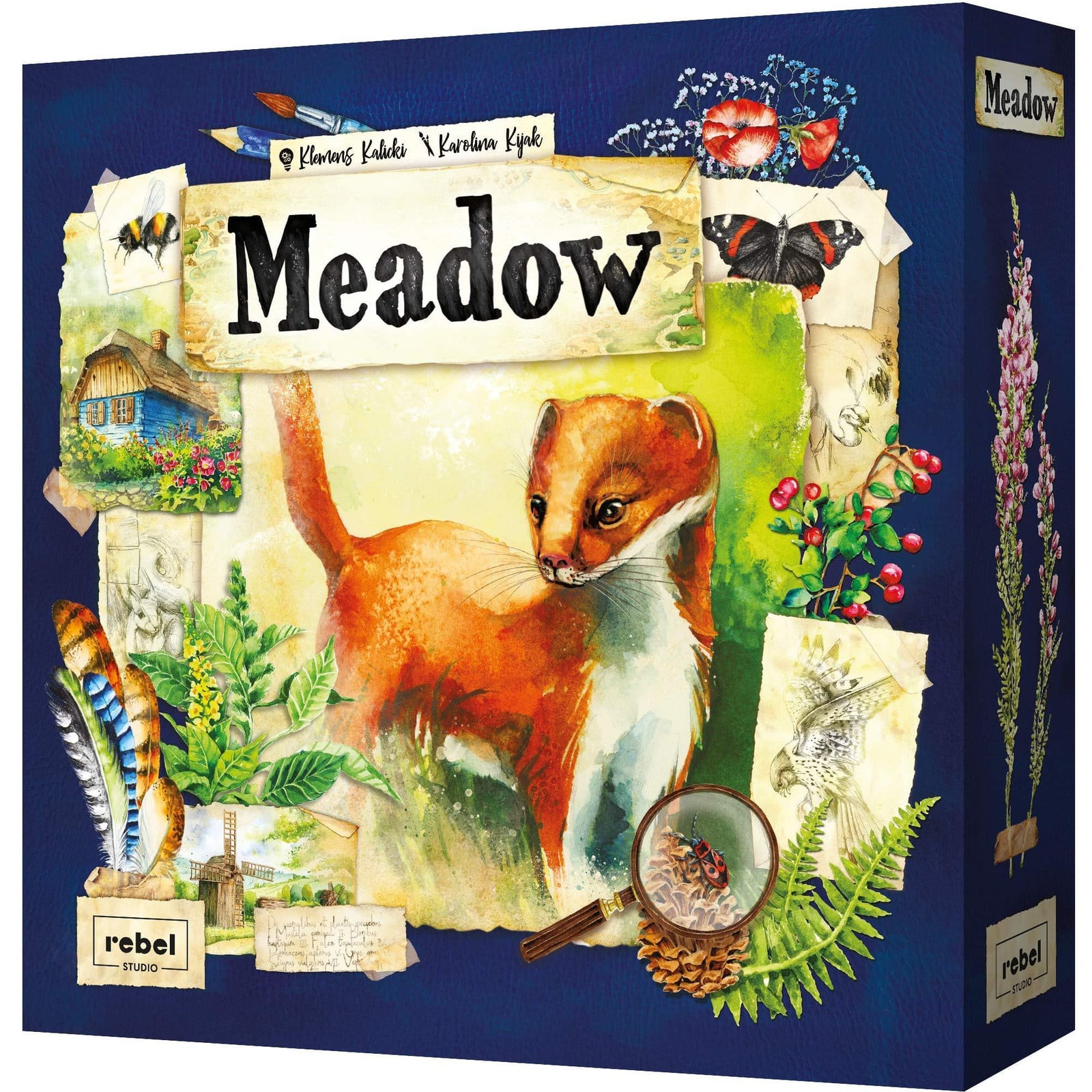 Asmodee Meadow Bordspel, 1-4 spelers, vanaf 10 jaar, Italiaanse editie