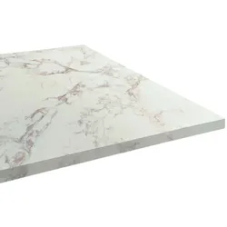Restootab - Tischplatte 120x70 Dekor Marmor olympo