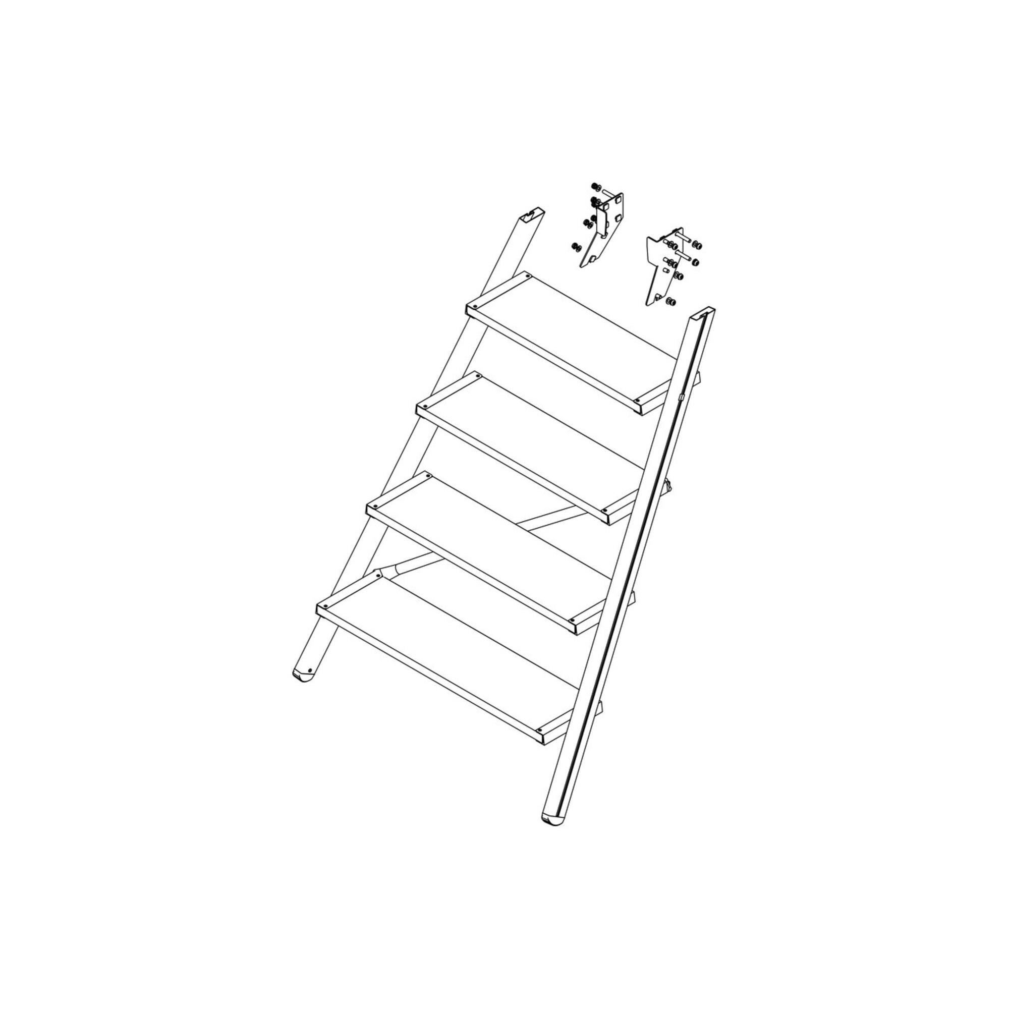 MUNK Günzburger Aufstieg Podesttreppe 5 Stufen inkl. Montagesatz (800055)