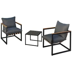 HTI-Living, Gartenlounge, Terrassenmöbel für 2 Personen Cirella