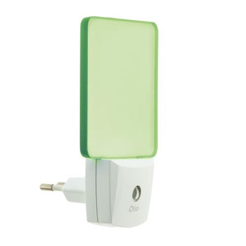 Otio Automatische Schemer Nachtlamp met LED - Groen - 10 cm