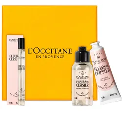 115ml L'Occitane Fleur de Cerisier Routine (Handcreme 30ml + Duschgel 75ml + EdT10ml)