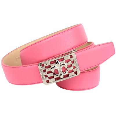 Ledergürtel ANTHONI CROWN, Damen, Gr. 105, rosa, Leder, unifarben, Gürtel Ledergürtel, Femininer Ledergürtel mit aufwendiger Schmuck-Schließe