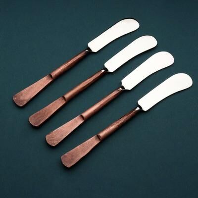INOX artisans INOX Celia Butter Knife/Cheese Spreader 4 Pc. Set