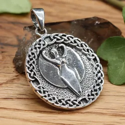 Drachensilber Engel keltisch Schmuck Anhänger aus Silber 925 - Silber