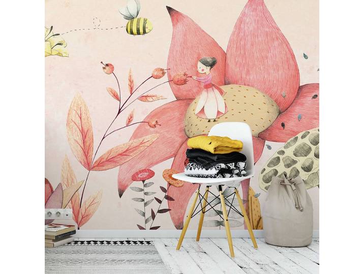 Papier peint La petite poucette 3 x 2cm