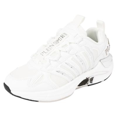Sneaker PLEIN SPORT "GLADIATOR // GEN.X.04", Herren, Gr. 39, Polyester, weiß, Polyester, Polyurethane, Schuhe Sneaker