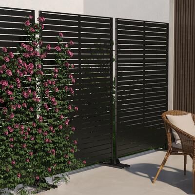 Lumibee 2Set Patio Outdoor Privacy Metal Screens and Panels