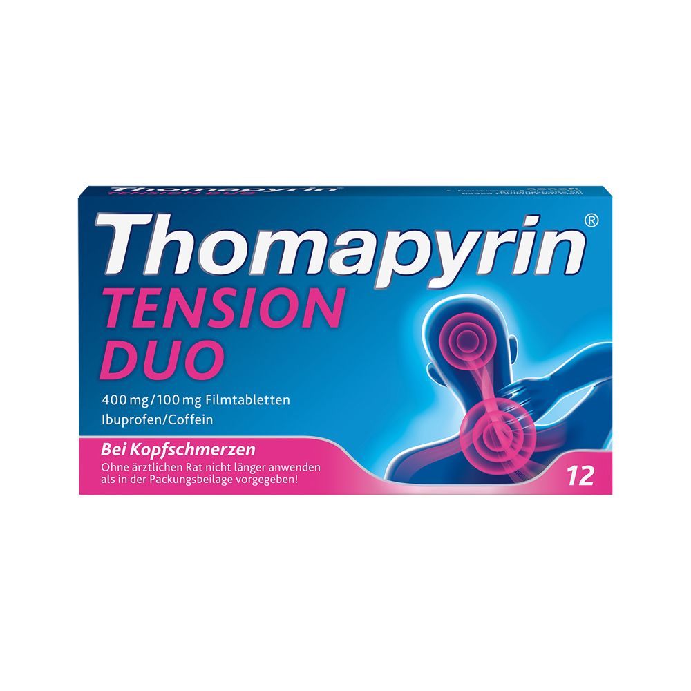 Thomapyrin Tension DUO 400 mg/100 mg Filmtabletten 12 St