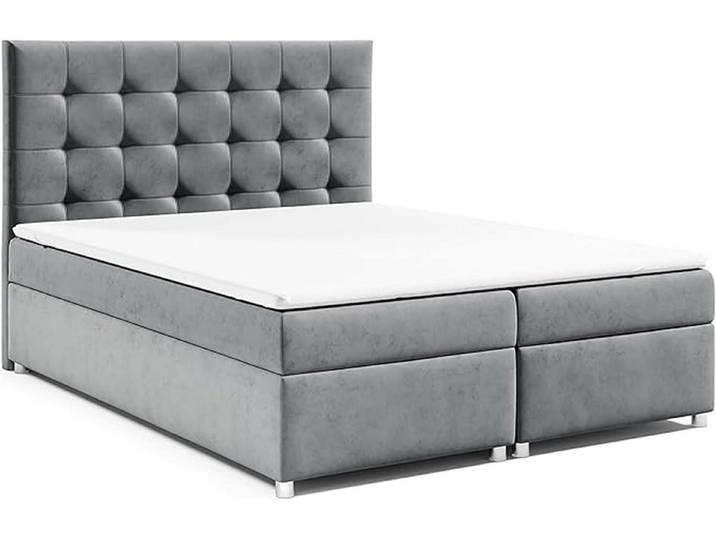 Best for Home Boxspringbett mit Bettkasten Doppelbett mit Stauraum Trinity K-12 Komfort Topper (140x200 160x200 180x200 200x200 cm), Handwerksqualität, TOP Preis-Leistungs-Verhältnis