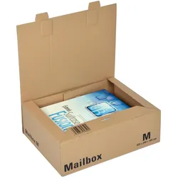 Dinkhauser Kartonagen, Versandkarton + Versandbox, Mailbox (32.50 x 24 x 10.50 cm)