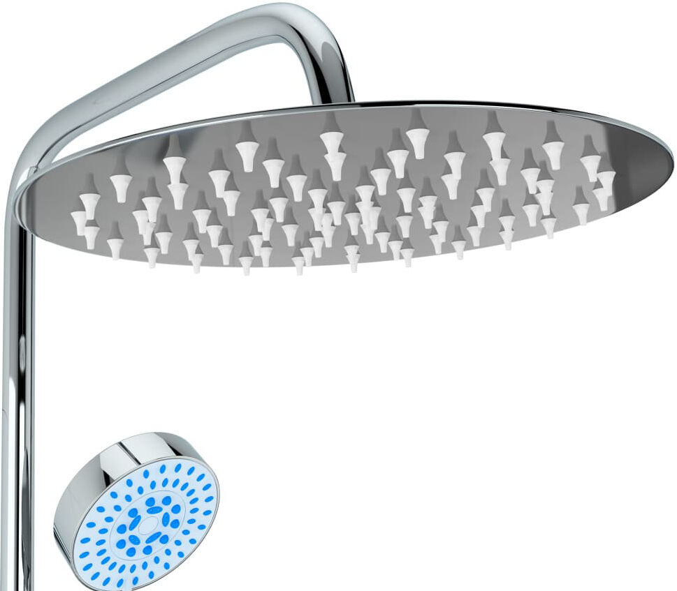 Belfry Bathroom Costigan Full/Standard Dual Shower Head Silver