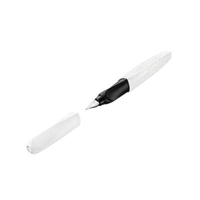 Pelikan Füller Twist® structure für Rechts- und Linkshänder, White, Feder M