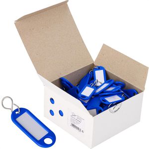 Wedo Schlüsselanhänger 262 803403, S-Haken, Kunststoff, blau, 100 Stück