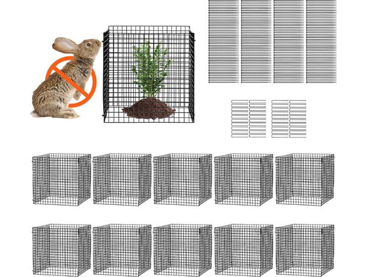 VEVOR Plantenbescherming Tegen Dieren 305x305x305mm Plantenkooi voor Groenten Set van 10