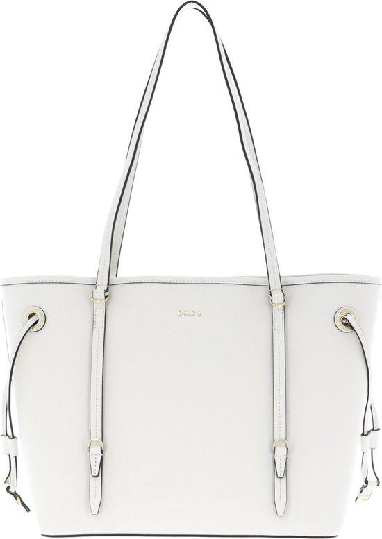 Dkny Schultertasche 27x44x9 cm Weiß/Gold