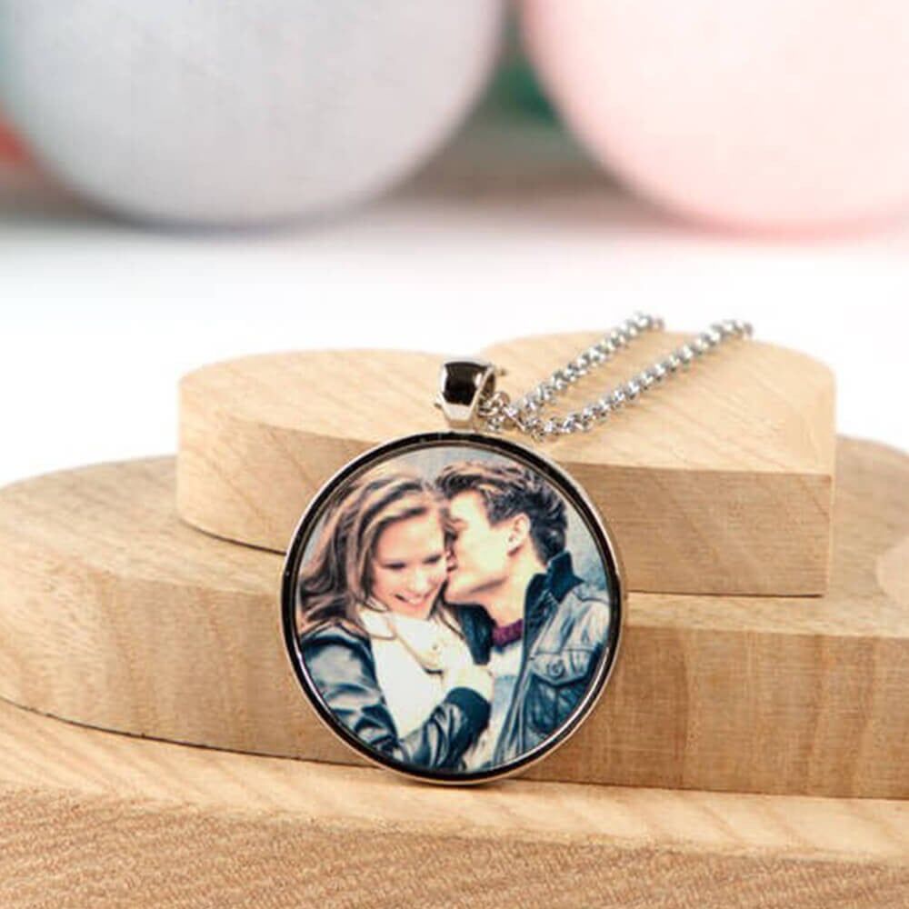 Ocadeau Collier rond avec photo