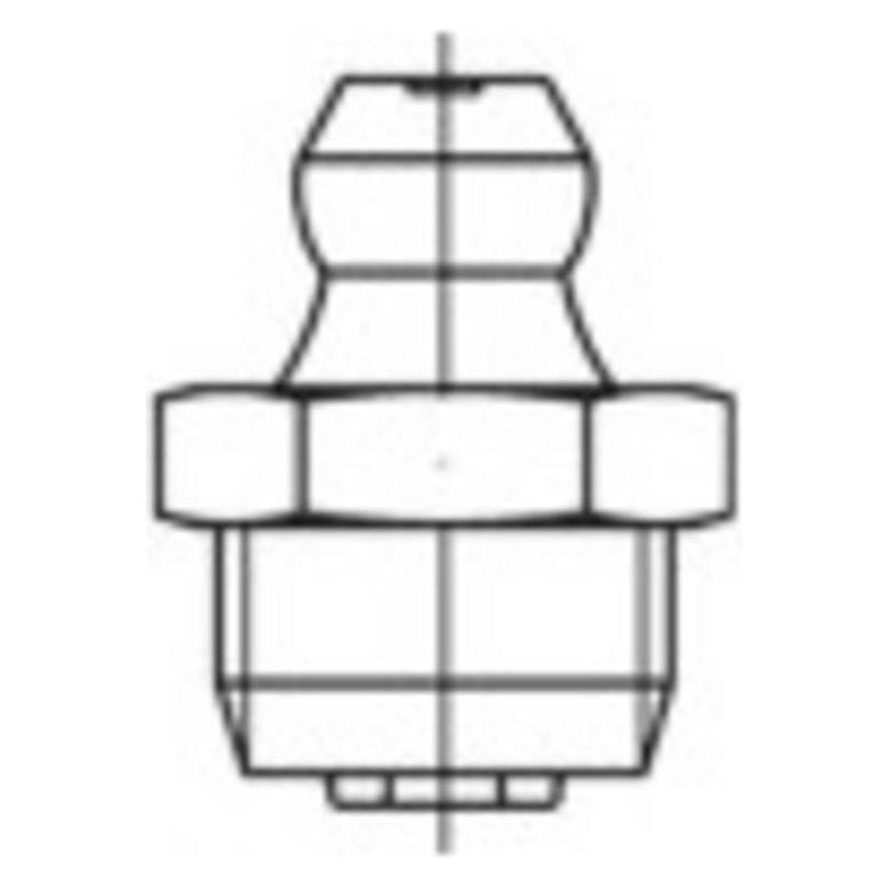 Toolcraft Kegelschmiernippel (147199)