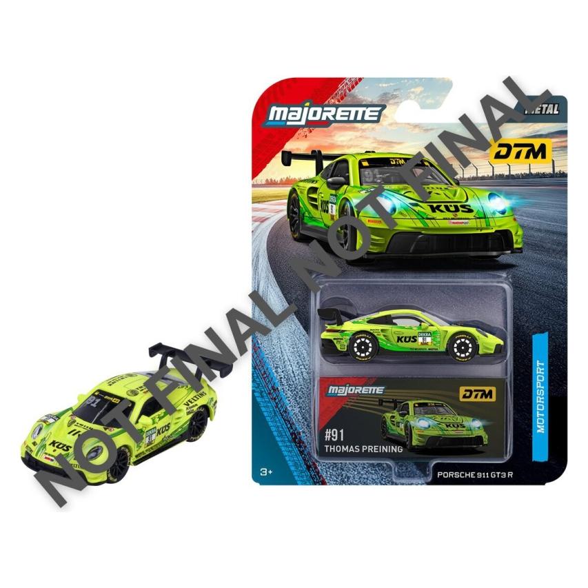 Majorette DTM Deluxe Porsche 911 GT3 R, gelb (8502101004Q03)