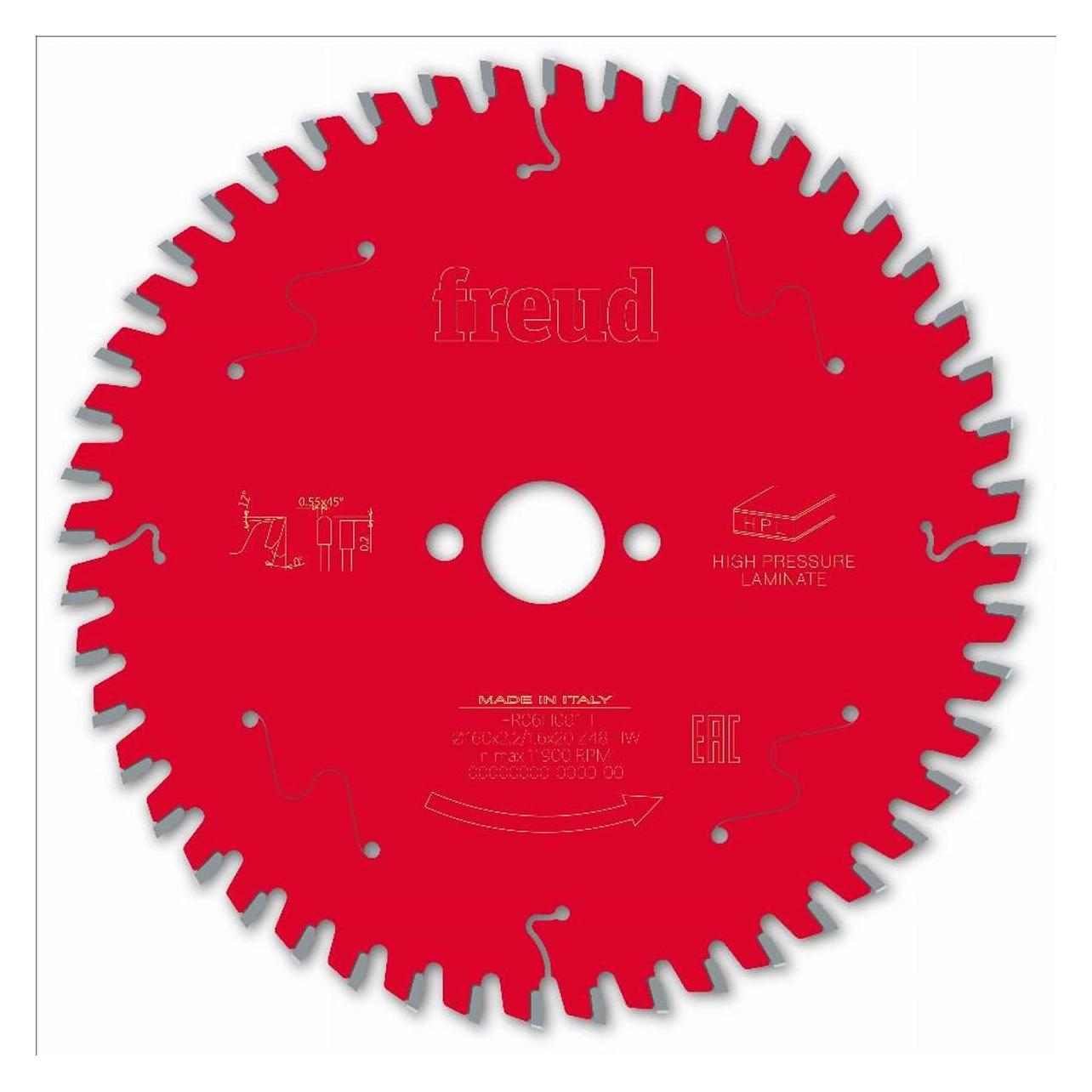 Freund Freud Kreissägeblatt FR06H001H HPL 160x20x2,2/1,6mm Z48 Handsäge F03FS09865 (46282161)