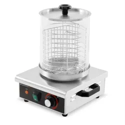 Professioneller Hot-Dog-Wärmer aus Edelstahl – 20 Würstchen | EquipementPro HDW-1