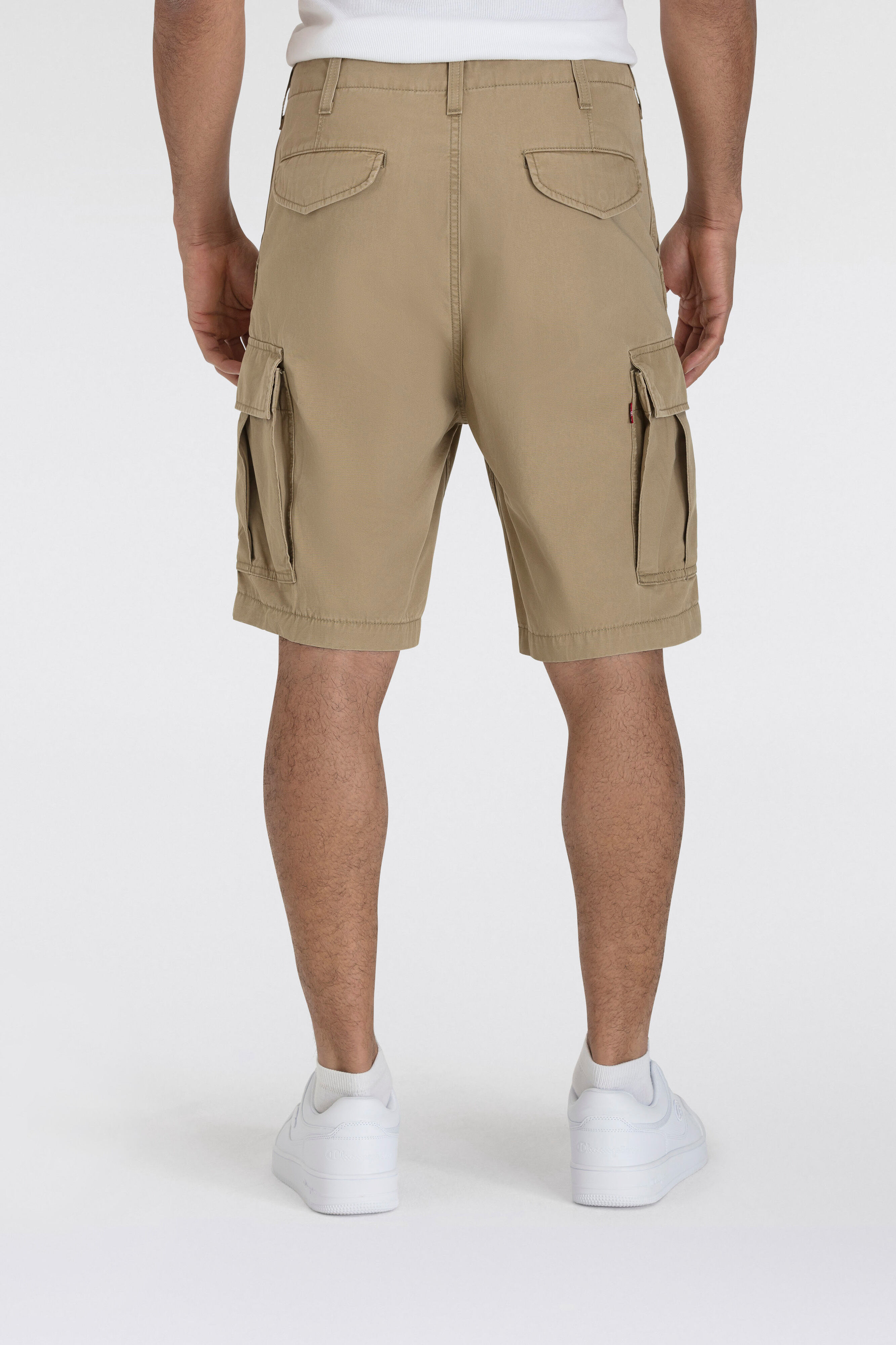 Cargoshorts LEVI'S "CARRIER CARGO", Herren, Gr. 33, N-Gr, gold (harvest gold), Denim/Jeans, Obermaterial: 100% Baumwolle, bequem knielang, Hosen Cargoshorts, Sommerhose harvest gold 33, N-Gr