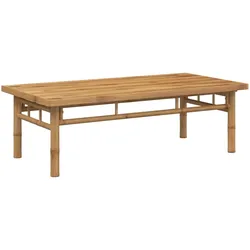 Décoshop26 - Couchtisch im exotischen Design 110 x 55 x 35 cm brauner Bambus DEC036994