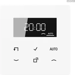 Jung Timer Standard 6 Sens Tast DisplayEchtglasfront LS 1750 D WW