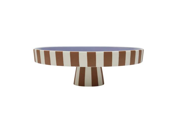 OYOY Grand plat à service Toppu Ø27 cm Caramel-lavender