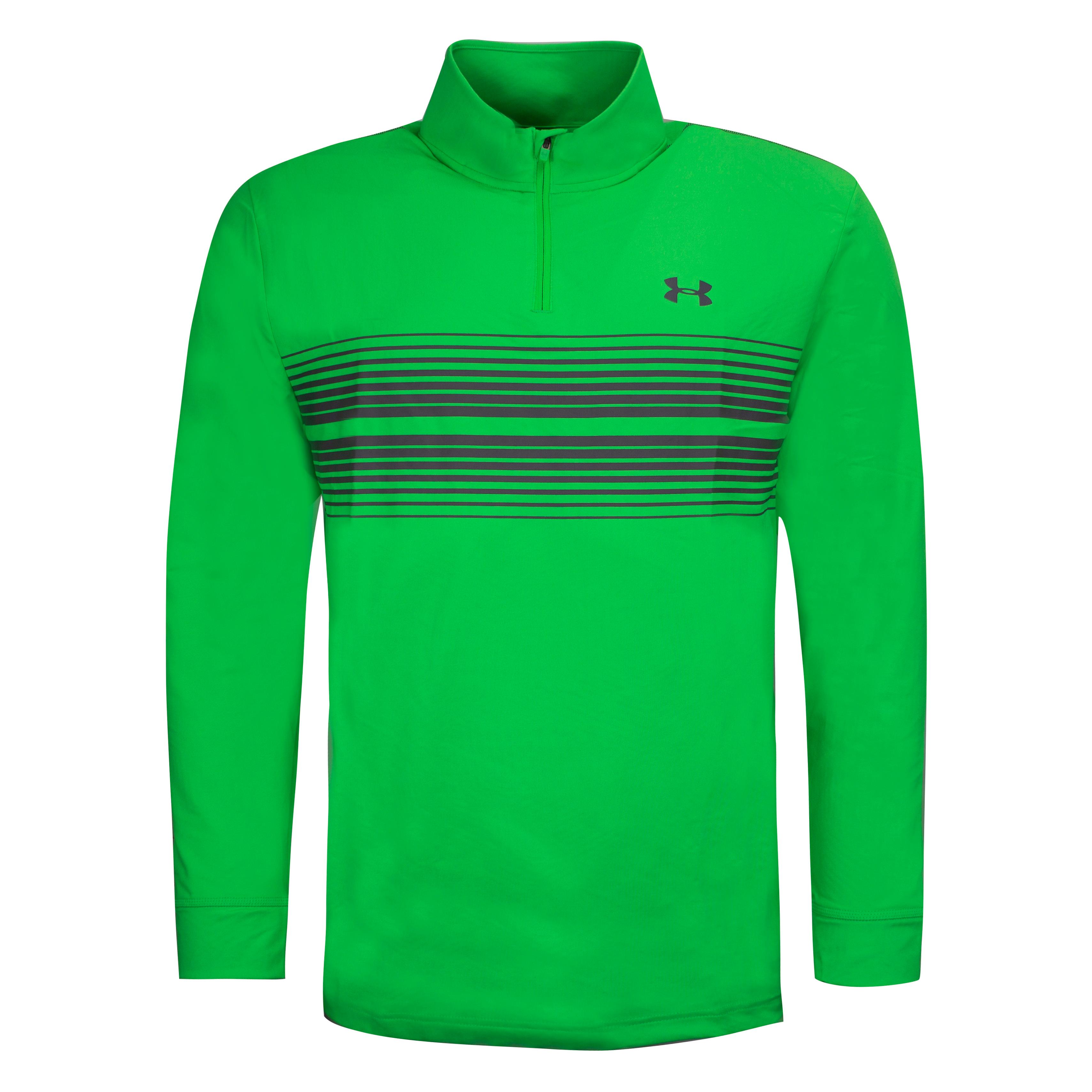 Under Armour Herren Coldgear infariert Top Training Fitnessstudio Grünes T -Shirt 1248111 302