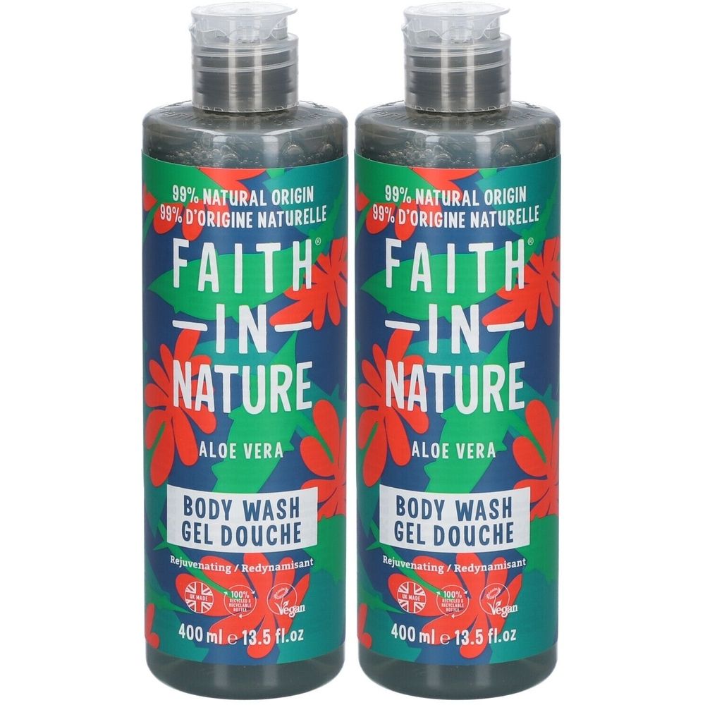 Faith IN NAT GEL DCH Aloe Vera 400 x2 2x400 ml Duschgel