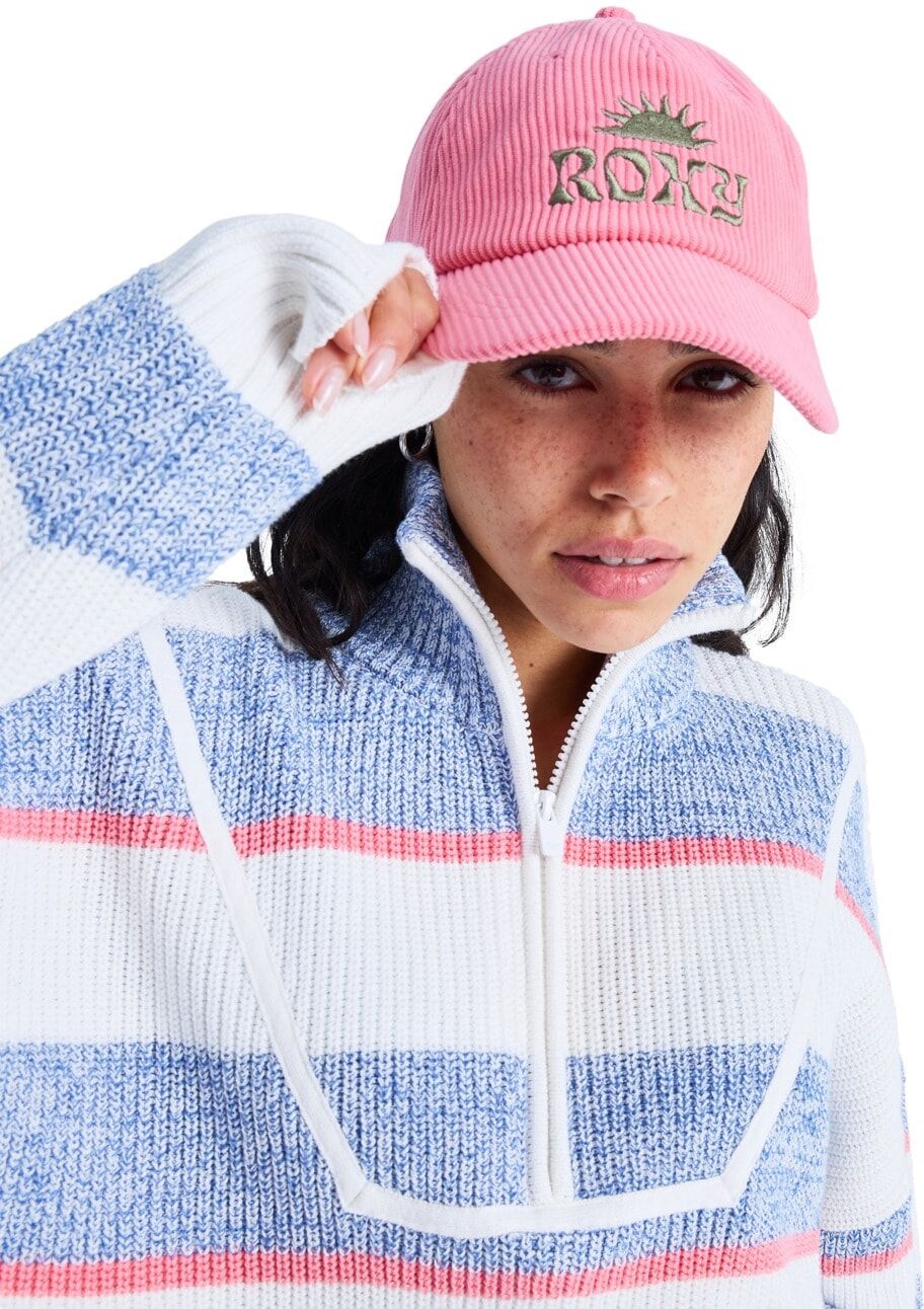 Baseball Cap ROXY "Brave Lineup", Damen, pink (plumeria), Kunstfaser, Caps Baseball Cap