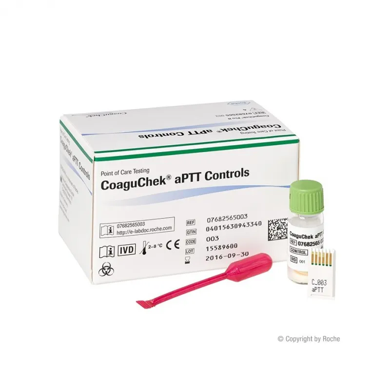 Roche Diagnostik CoaguChek aPTT Control (4 x 1 ml) für CoaguChek Pro II Geräte 07682565003