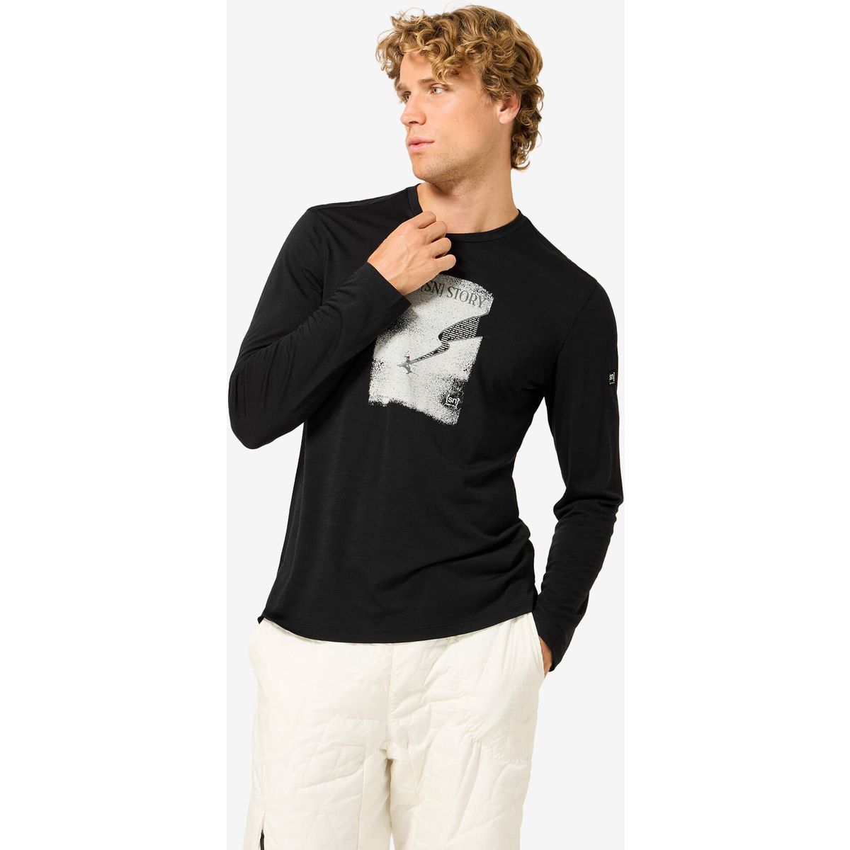 Super.Natural M The SN Story LS jet black/various (X48) L SNMP02112X48L