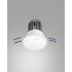 Fabas Luce Toodle Runde Symmetrische Einbauversion Einbauleuchte 6960-04-150 Weiß IP40