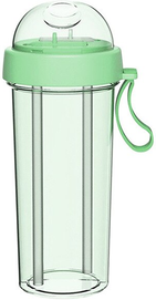 KitchenCuration DualTastes Dual Drink Water Bottle Green