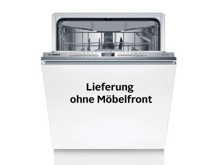 BOSCH vollintegrierbarer Geschirrspüler Serie 4 SMH4ECX28E, 14 Maßgedecke, Automatische Türöffnung für Effizienz, flexible Körbe & Schubladen