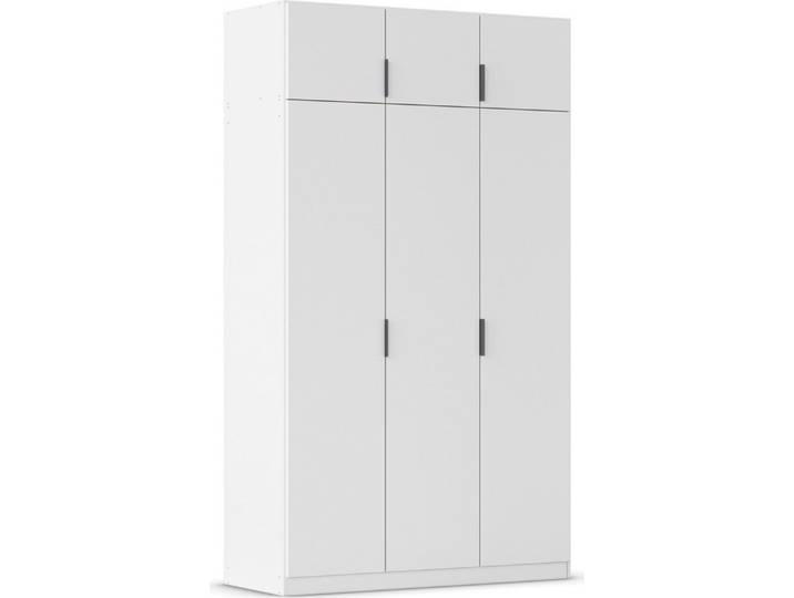 rauch Kleiderschrank Drehtürenschrank Schrank Garderobe Ankleide Schlafzimmer LAGOA (3 verschiedene Ausstattungen BASIC/CLASSIC/PREMIUM (inkl. SOFT-CLOSE) moderne Kantengriffe aus Metall, optional mit Aufsatz MADE IN GERMANY
