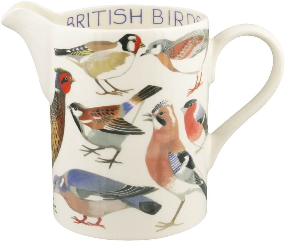 Emma Bridgewater 1300ml Large Straight Jug - British Birds