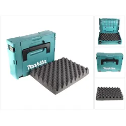 Makita, Zubehör Werkzeugaufbewahrung, MAKPAC 1 Systemkoffer - mit Universaleinlage für 18 V Akku Geräte Schrauber Sägen Schl