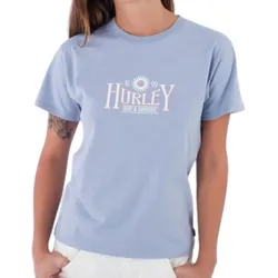 HURLEY ORGANIC SURF AND SUNSHINE T-Shirt 2025 blue blizzard - XS
