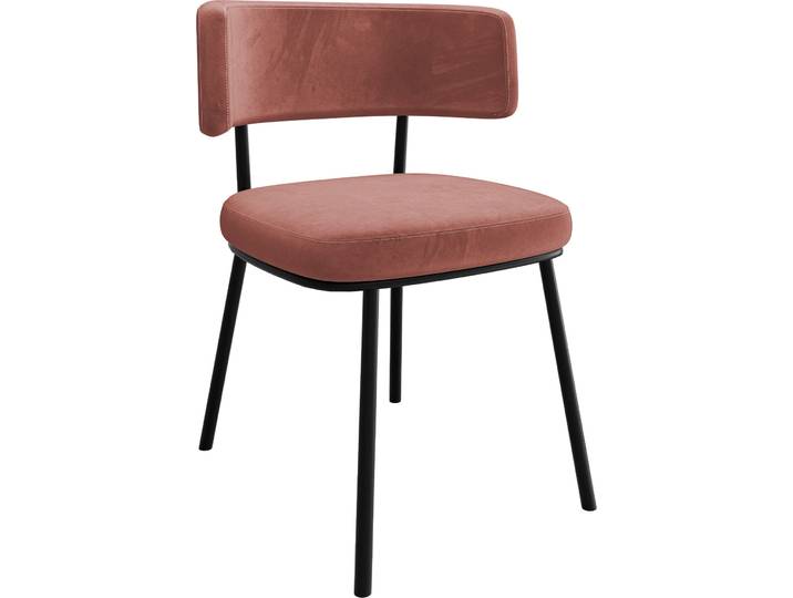 MIRJAN24 Stuhl Iga, 1 Stück, Esszimmerstuhl mit Beine aus Metall, Modern Kollektion (Farbe: Magic Velvet 2258)